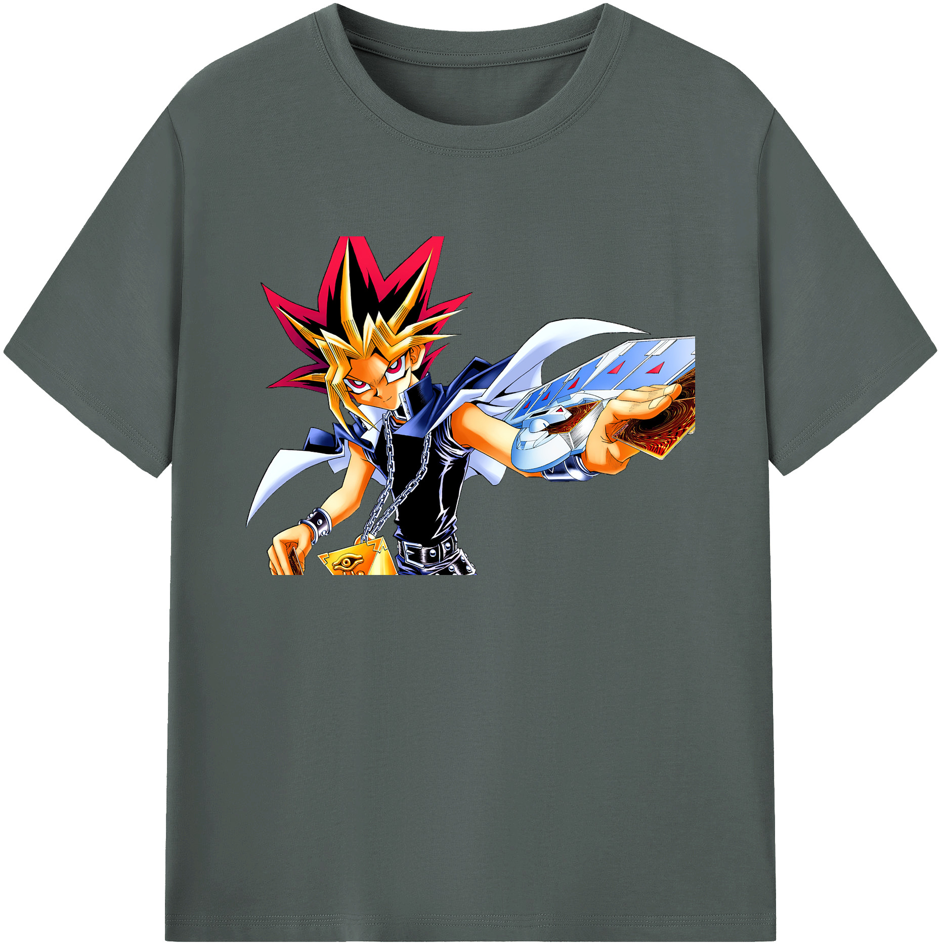 （画像用） 遊☆戯☆王 Yu-Gi-Oh! 綿100％ メンズ半袖Tシャツ｜肌触りやわらか＆通気性
